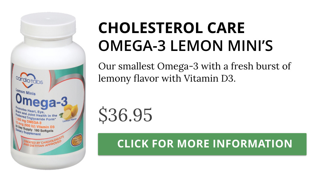 Cardiotabs Omega-3 Lemon Minis